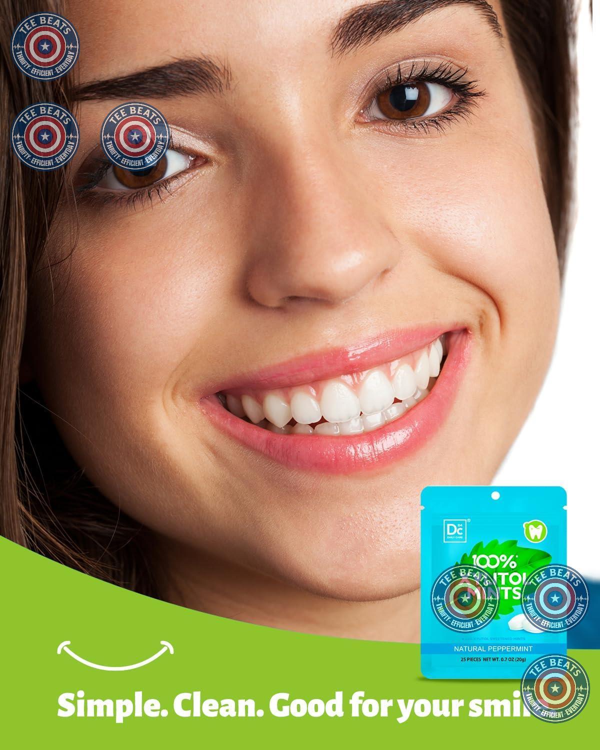 DC24 DAILY CARE Vegan Mints – Aspartame-Free Fresh Breath Companion for Stress-Free Mindful Moments