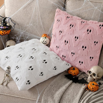decorUhome Ghost Lumbar Pillow Cover 20x12 Pack of 2 – Affordable Family Gift, October Thanksgiving Holiday Housewarming