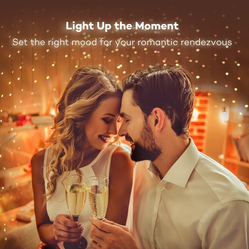 Decute 100 LED Hanging Photo Clips – Memorable Holiday Gift for Women, Twinkle Light Wall Decor with Remote