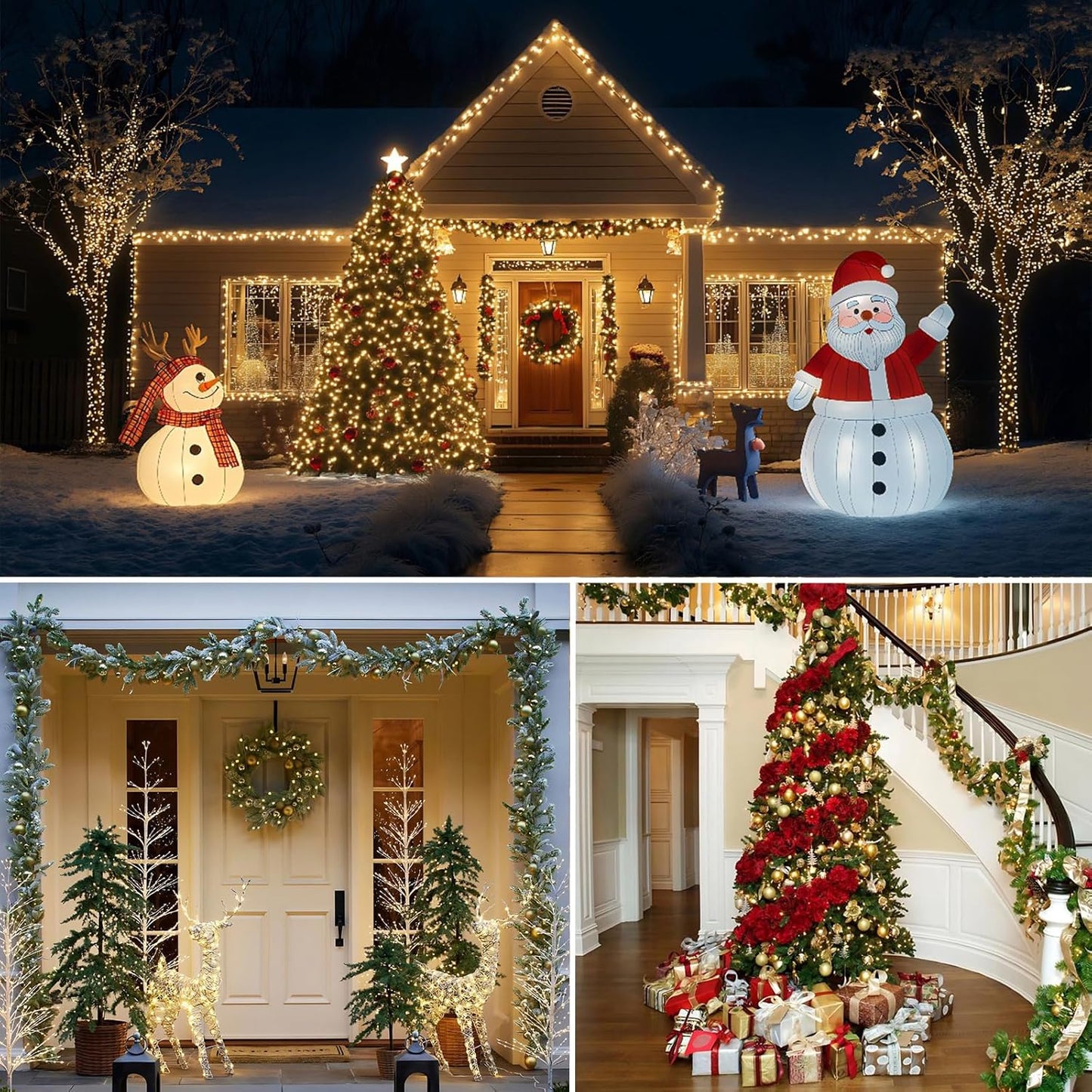 Decute 500LED 164ft Starry String Lights – Cozy Gift Idea for Best Friend, Dimmable Warm White Fairy Lights for Home and Party