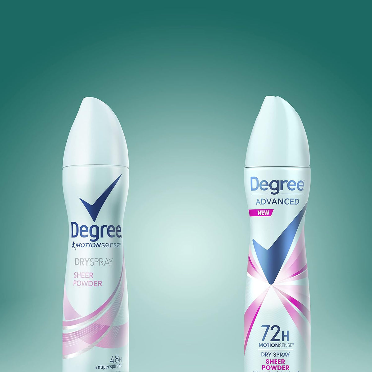 Degree Advanced Dry Spray Antiperspirant – 72-Hour Nightly Freshness Ritual for Active Women, Sheer Powder 3.8 oz Pack of 3