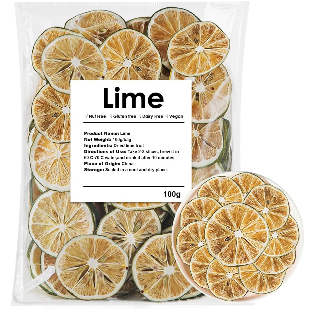 dehydrated lime slices produced through controlled drying process