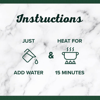delicate herbs and savory spice blend formulated to mimic slow-simmered broth