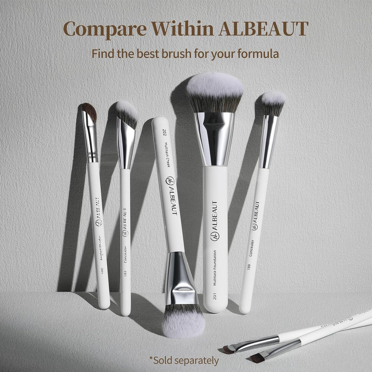 Albeaut Concealer Brush – Sophisticated Gift-Worthy Brush, Designer Precision for Pro-Level Finish