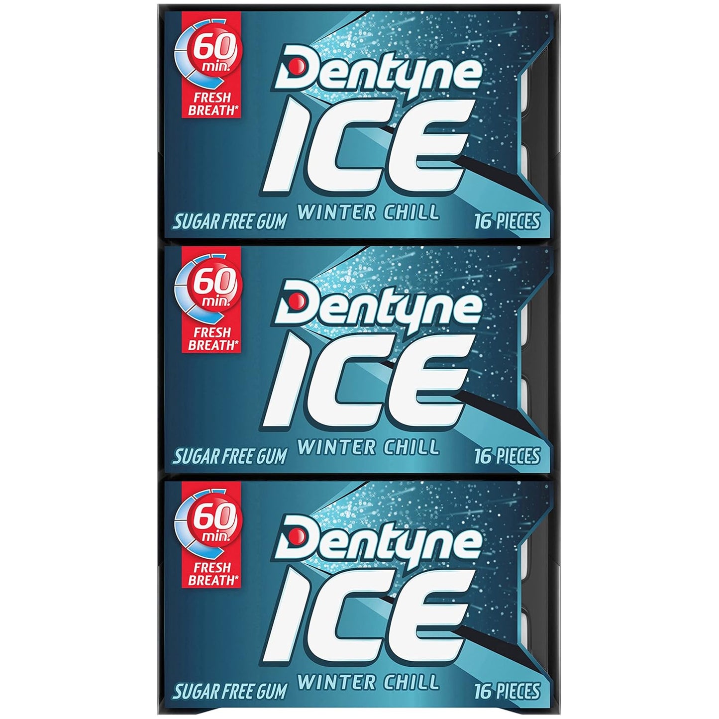 Dentyne Ice Winter Chill Sugar-Free Chewing Gum – Desk Drawer Essential for Office Meetings and Conference Room Confidence