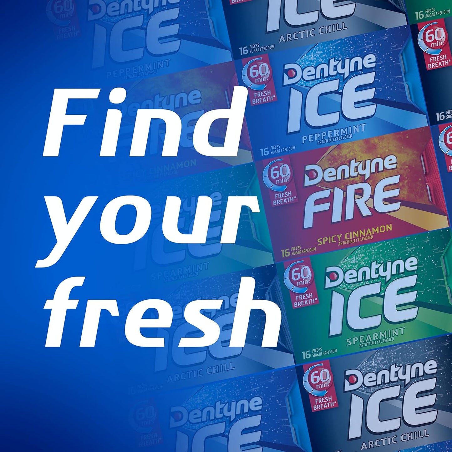 Dentyne Ice Winter Chill Sugar-Free Chewing Gum – Desk Drawer Essential for Office Meetings and Conference Room Confidence