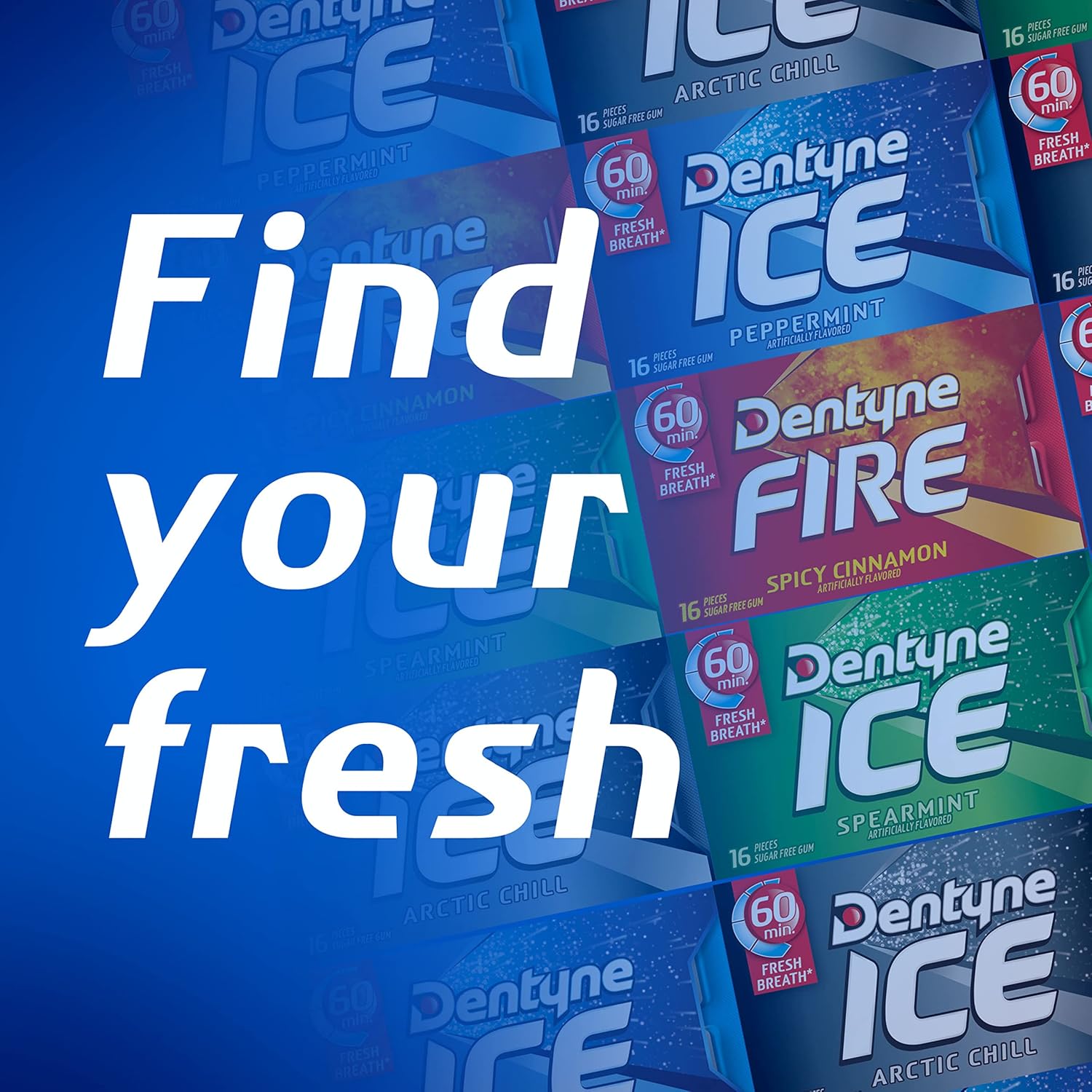 Dentyne Ice Winter Chill Sugar-Free Chewing Gum – Desk Drawer Essential for Office Meetings and Conference Room Confidence