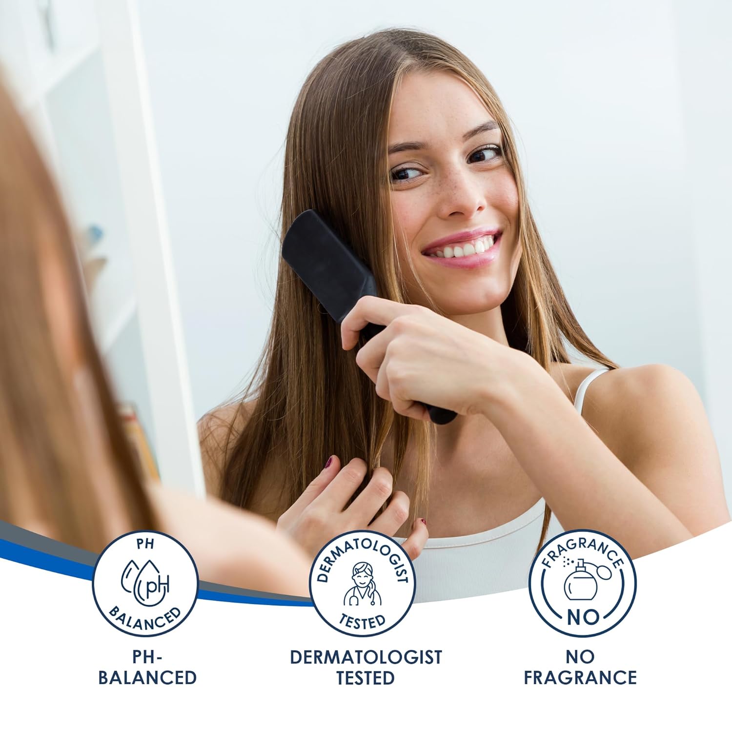 dermatologically tested formula suitable for daily use on all hair types