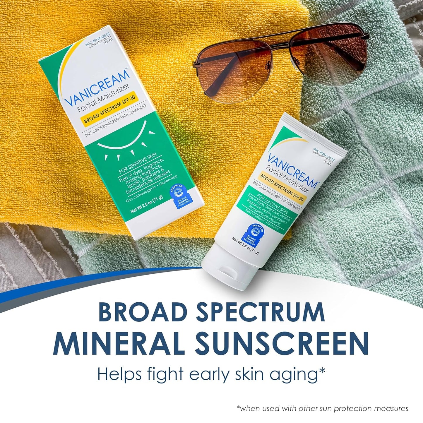 dermatologist-tested for sensitive skin