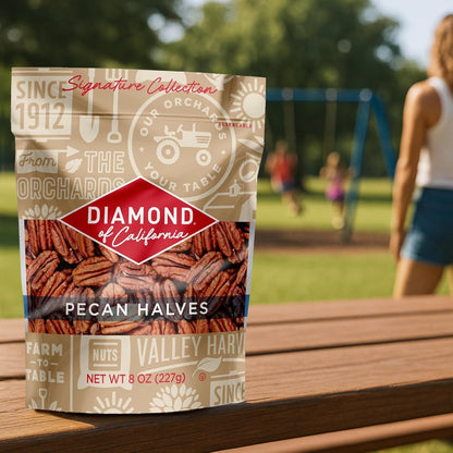 Diamond of California Chopped Pecans – Kosher Certified Pantry Staple for Wellness Meal Prep, Ready-to-Use Pieces for Snacking and Cooking