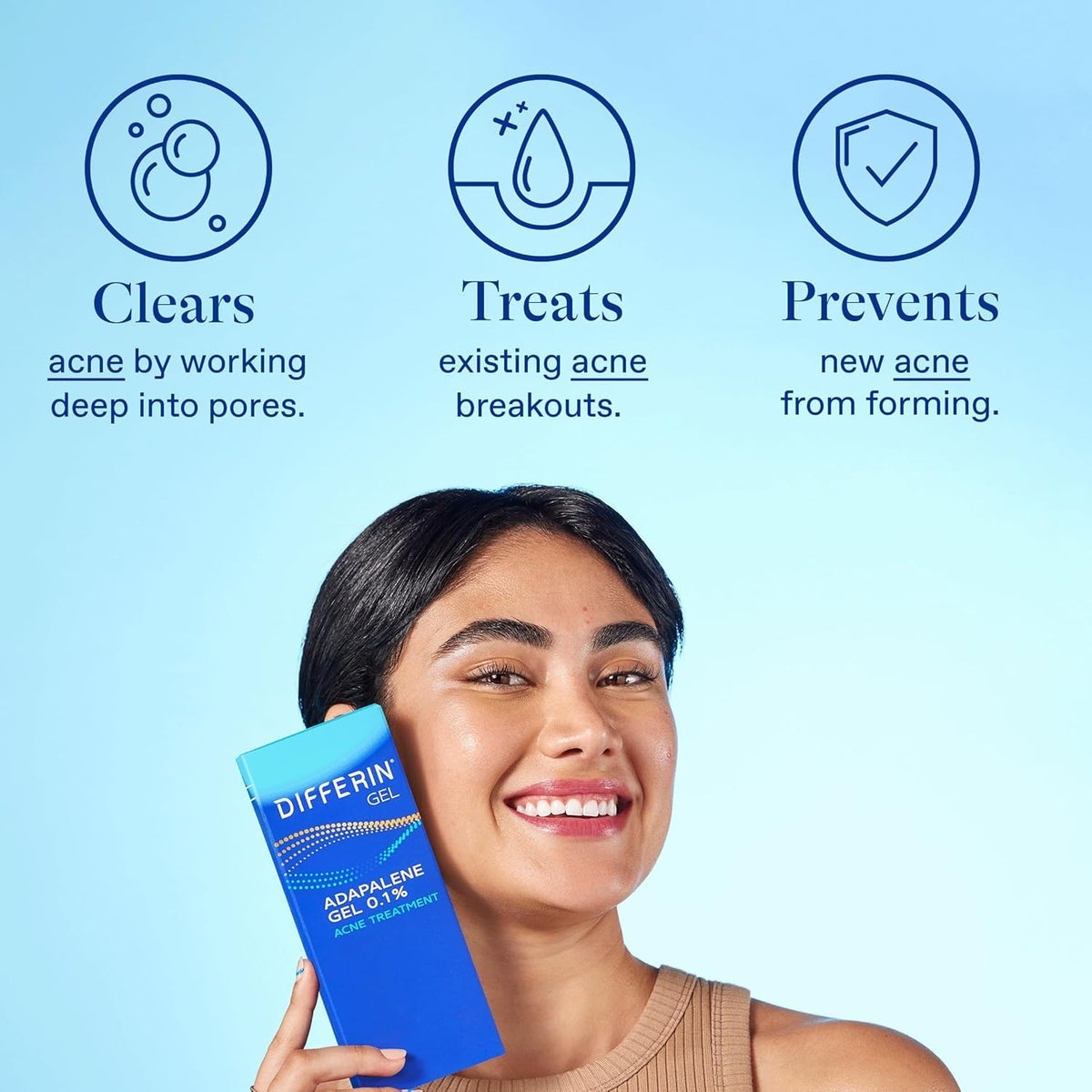 Differin 0.1% Adapalene Gel – Fast-Absorbing Step for Commuter Mornings