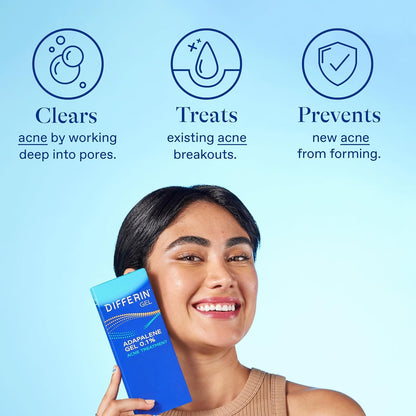Differin 0.1% Adapalene Gel – Fast-Absorbing Step for Commuter Mornings