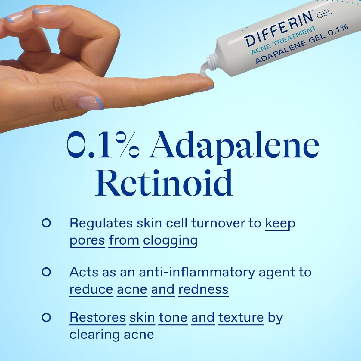 Differin 15g Tube – Essential Acne Care, Intentional Design for Sensitive Skin