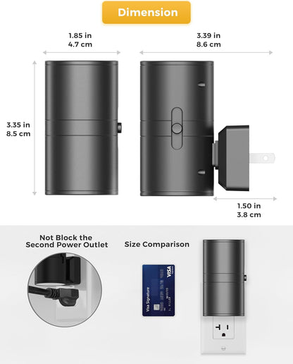 dimmable 0–100lm brightness via touch/push-button control