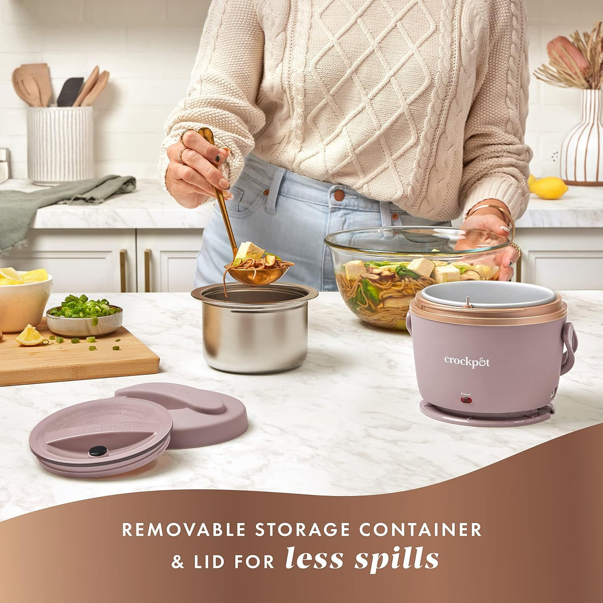 dishwasher-safe food container and inner lid