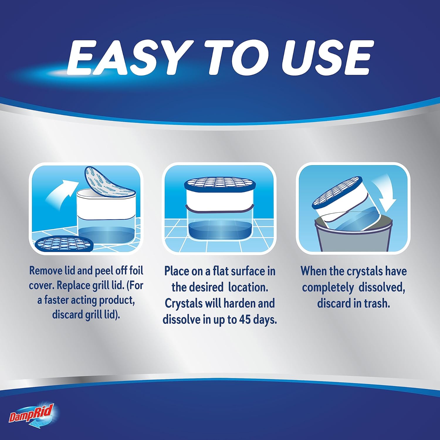 disposable sealed tub with peel-off foil — no refills, no spills