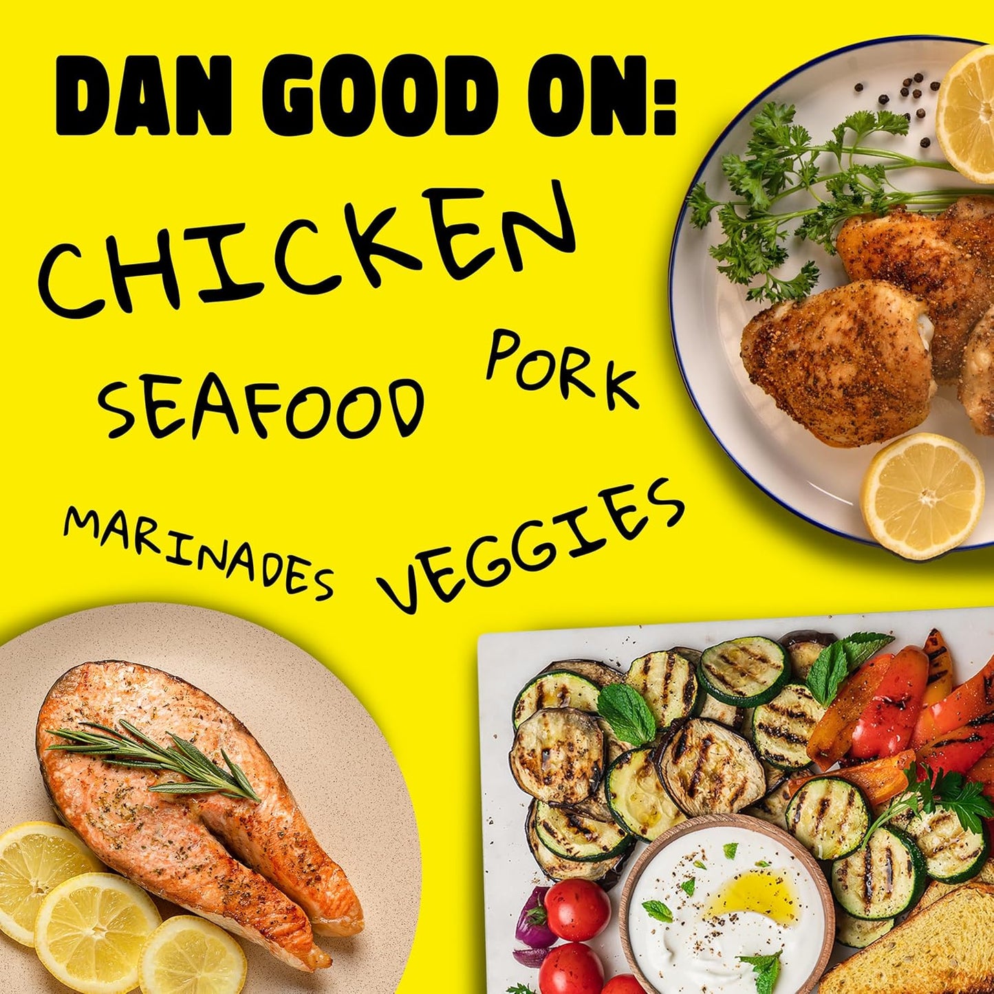 distinct flavor positioning: bright citrus, balanced herb-forward, and bold premium spice
