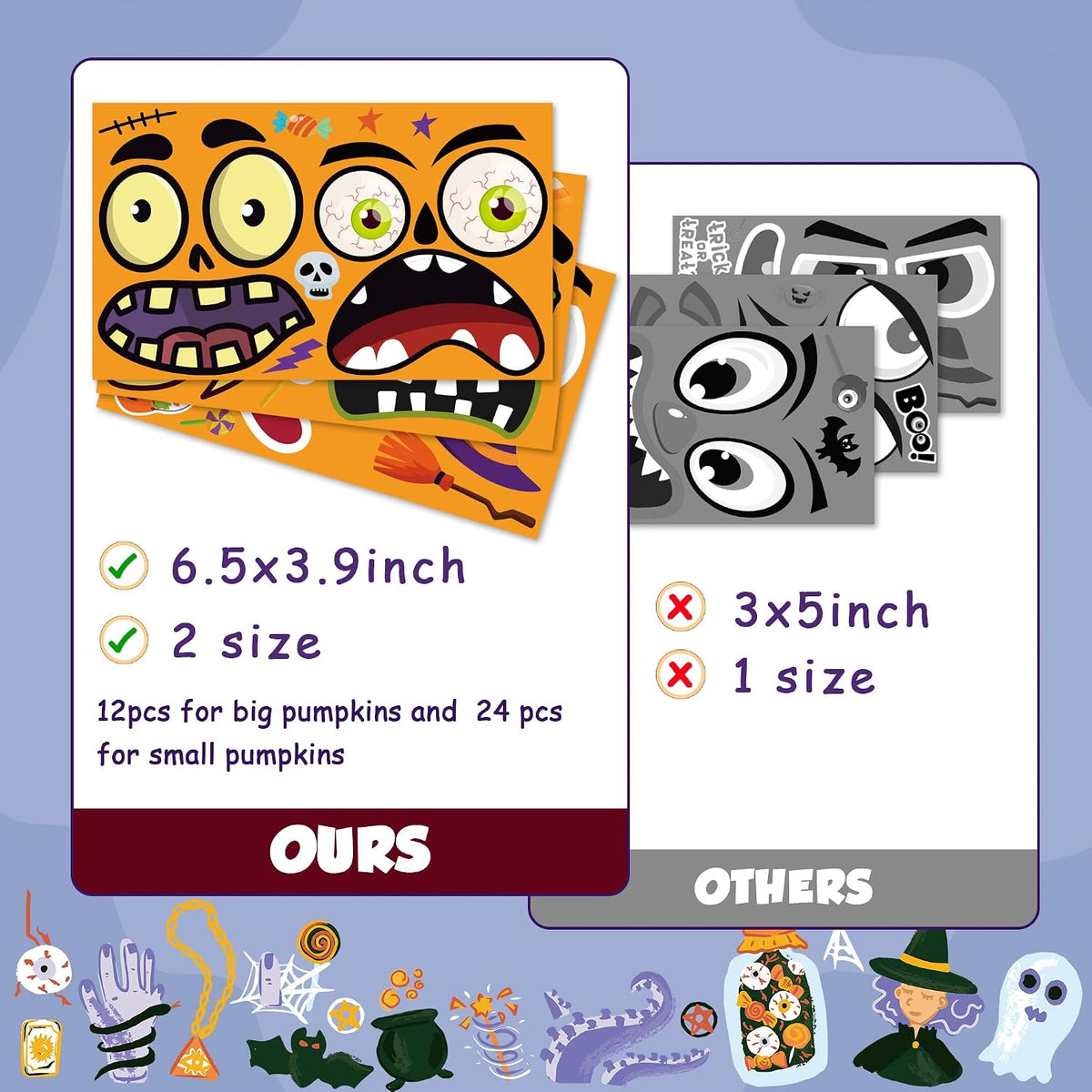 diy pumpkin face design that kids personalize themselves