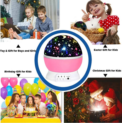 dome-covered nightlight mode with soft, non-dazzling brightness