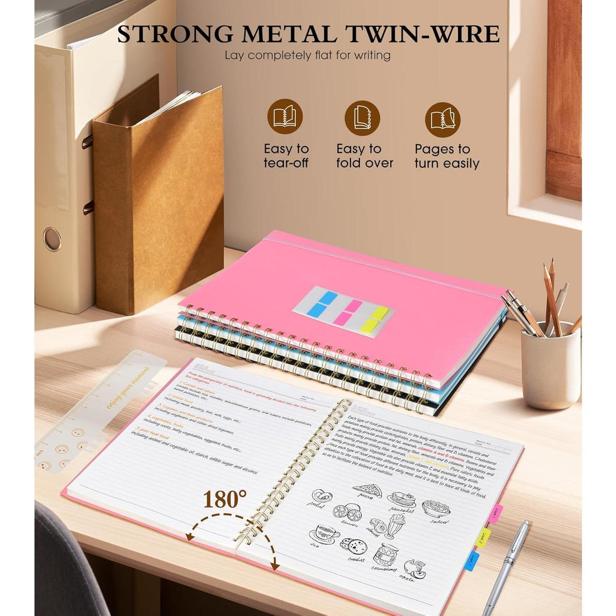Dotted Notebook – Less-Is-More Stationery, A4 Hardcover Notebook for Intentional Writing