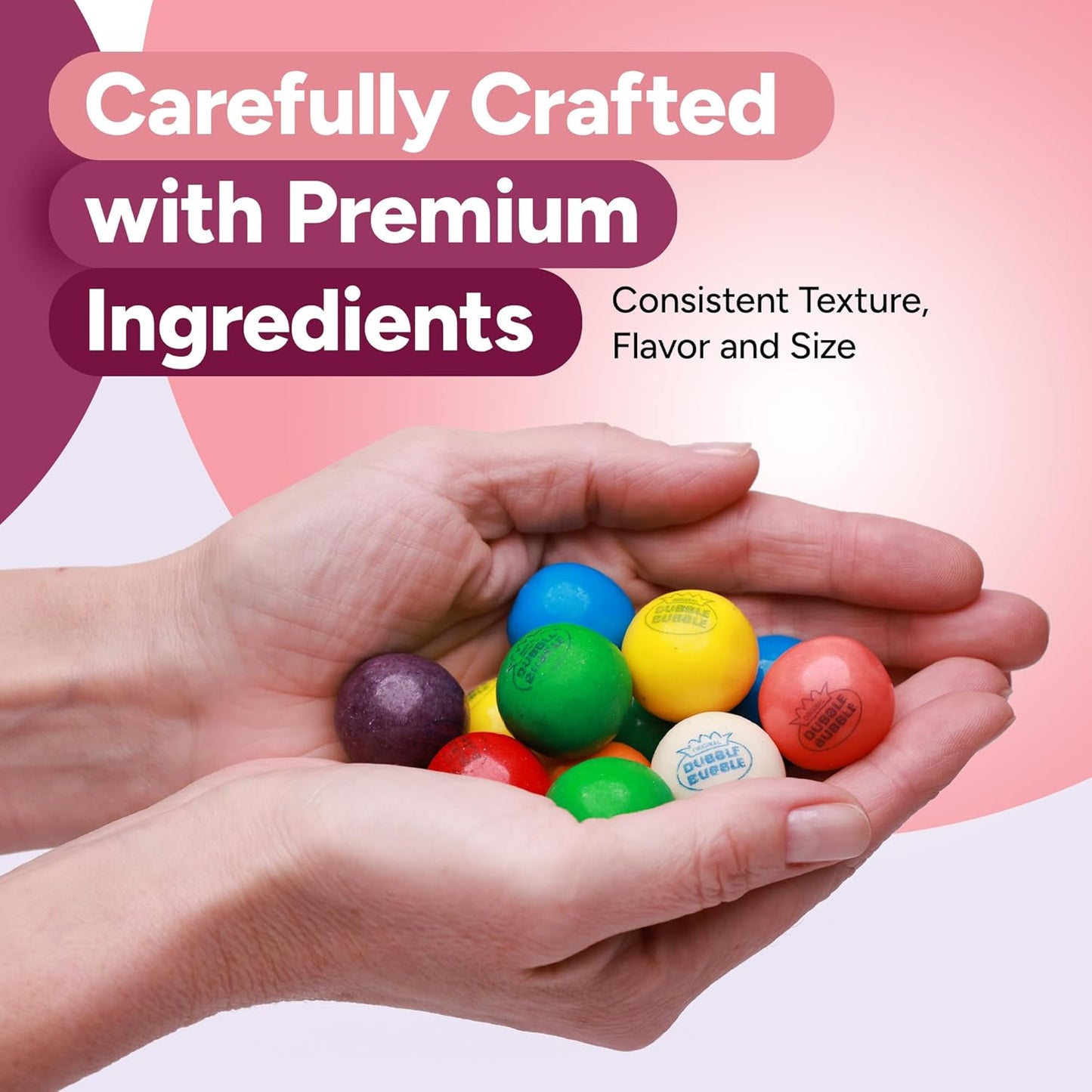double bubble style softening chew with retained flavor over time