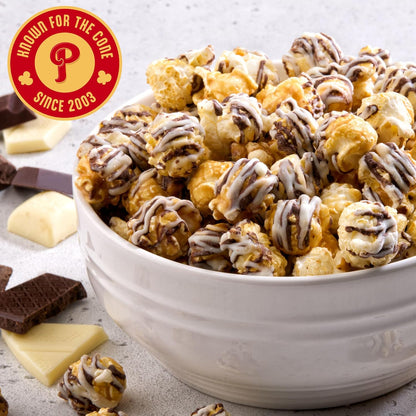 Popcornopolis Double Drizzle Popcorn Multipack – Car Travel Snack, Portable Double Drizzle Bags for Trips