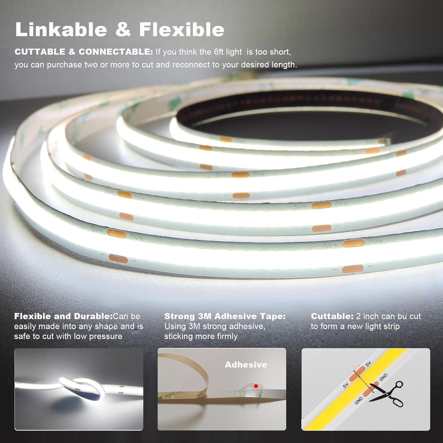 double-layer copper pcb with strong self-adhesive backing for durable peel-and-stick install