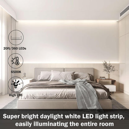 double-sided adhesive backing plus 6 mounting clips and 6 screws for secure installation