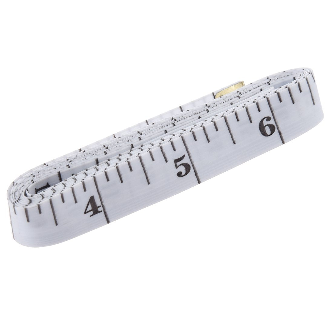 double-sided scale: inches on one face, centimeters on the reverse