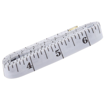 double-sided scale: inches on one face, centimeters on the reverse