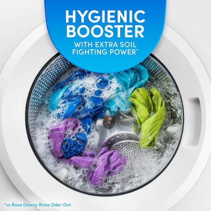 Downy Rinse Laundry Odor Remover – Streamlined Laundry Essential for Capsule Closet Homes, Cool Cotton Scent 48 fl oz