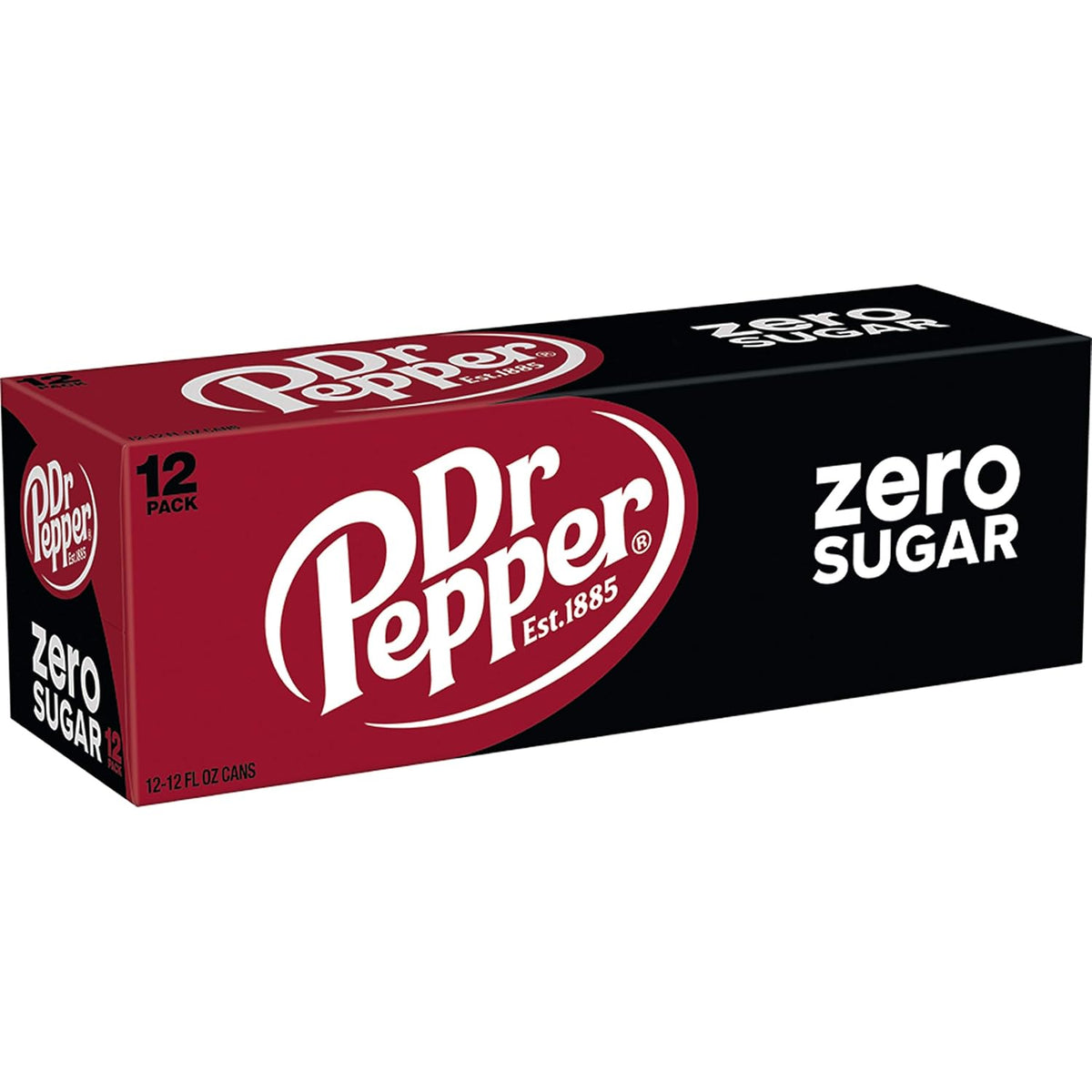 Dr Pepper Diet Soda – Sugar-Free Wellness Companion for Calorie-Conscious Lifestyles, 12 fl oz Cans, Pack of 12