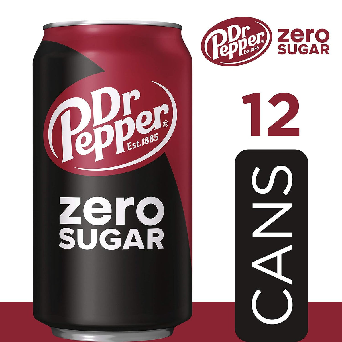 Dr Pepper Diet Soda – Sugar-Free Wellness Companion for Calorie-Conscious Lifestyles, 12 fl oz Cans, Pack of 12