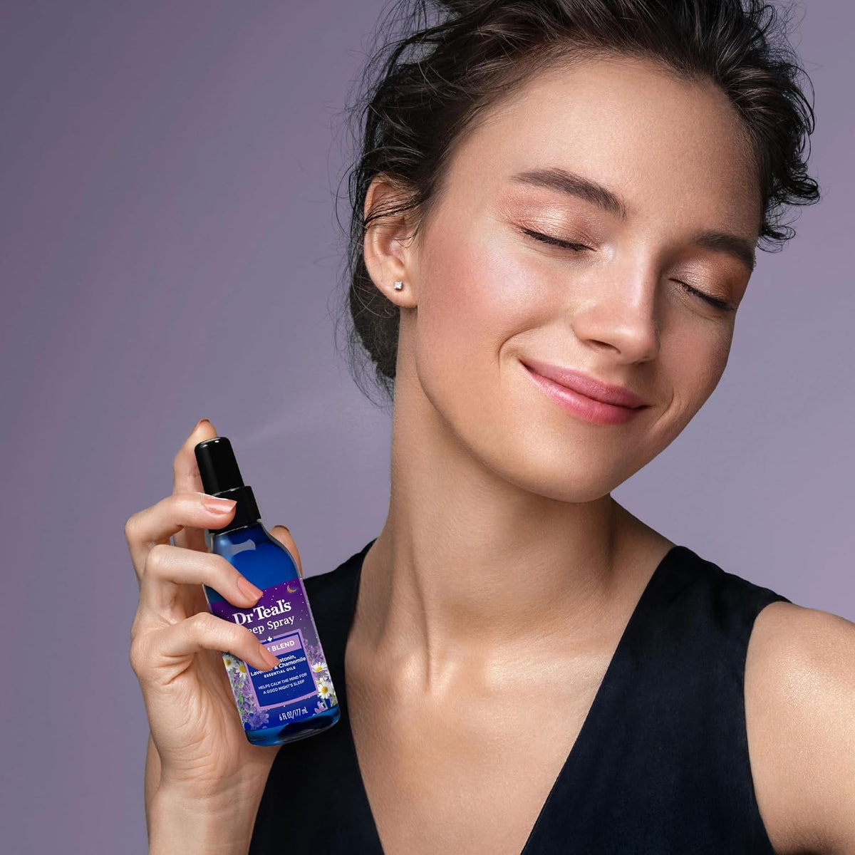 Dr Teal's Calm Blend Aromatherapy Room Spray – Ambiance-Setting Lavender Mist for a Warm, Inviting Home, 6 fl oz (Pack of 3)