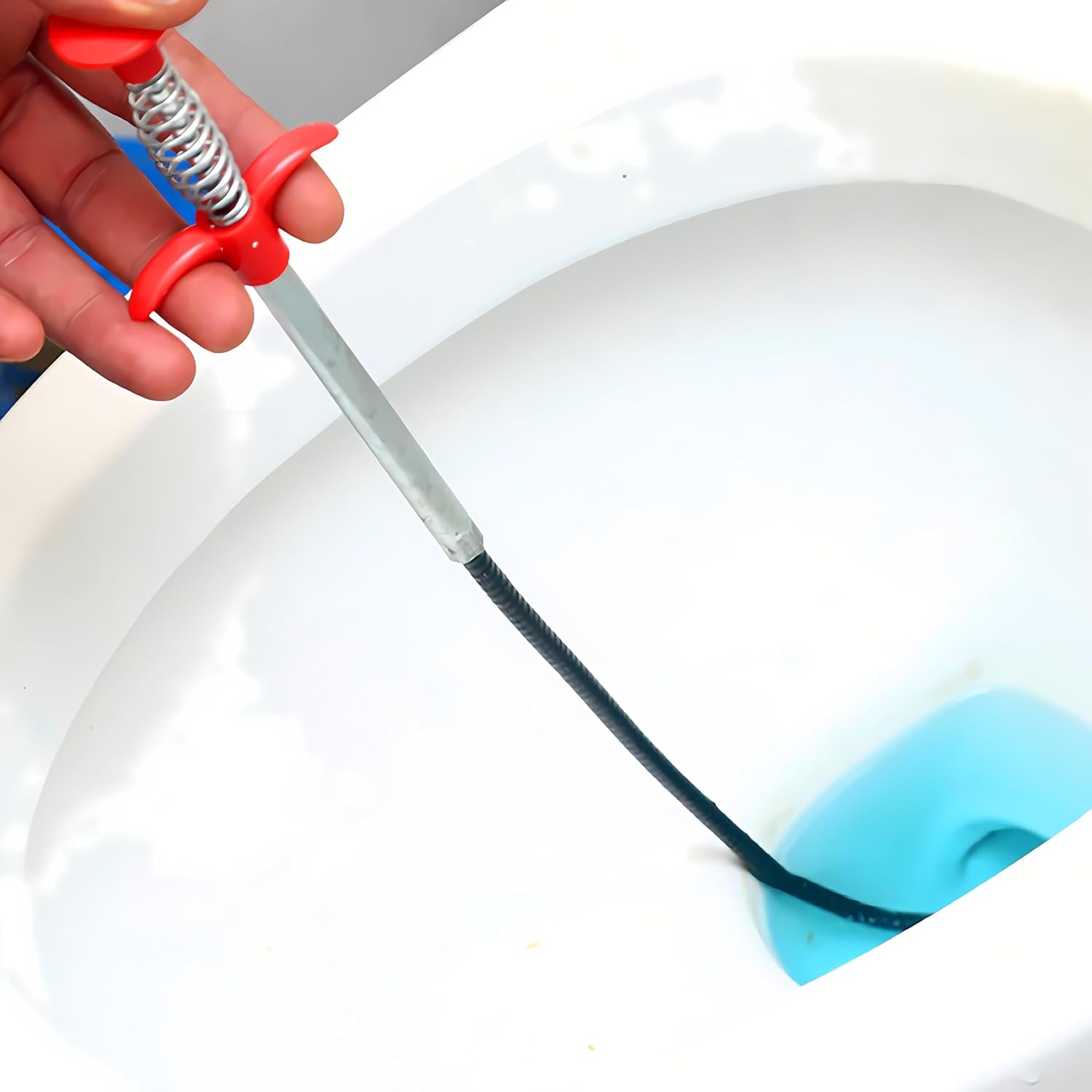 DrainWorx 79-Inch Drain Clog Remover – Reusable Safer Alternative to Liquid Drain Cleaners