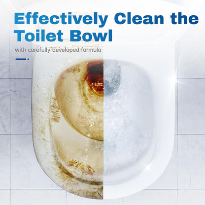 drop-in-tank design that activates automatically with every flush