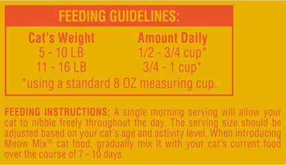 dry pellet formula suitable for cats of all breeds and all breed sizes