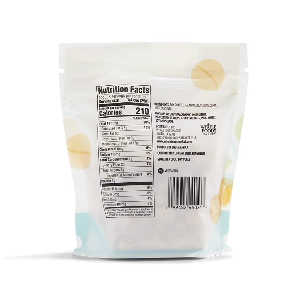 dry-roasted and salted with sea salt