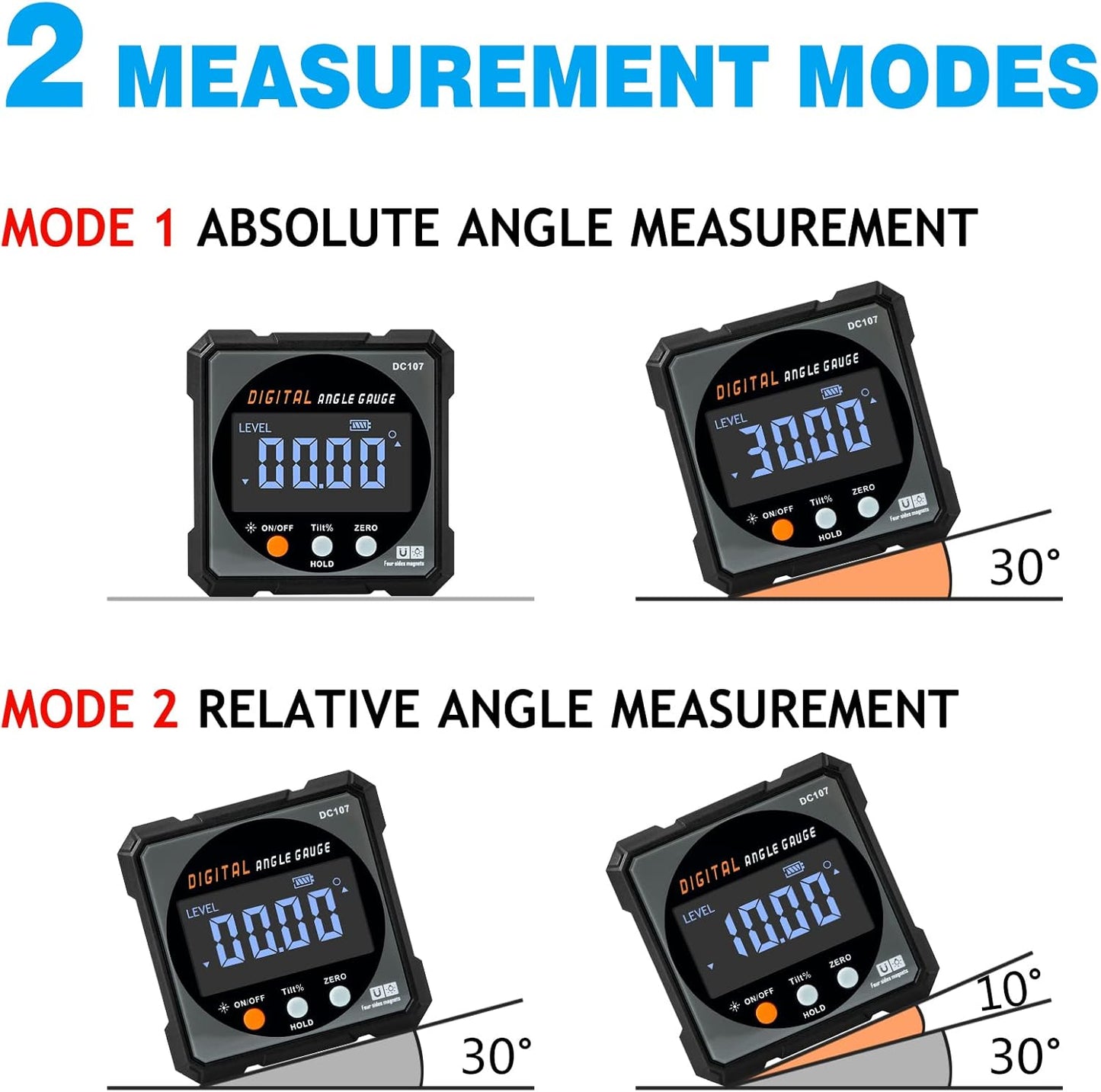dual class ii laser emitters (output <5mw) for horizontal and symmetrical alignment