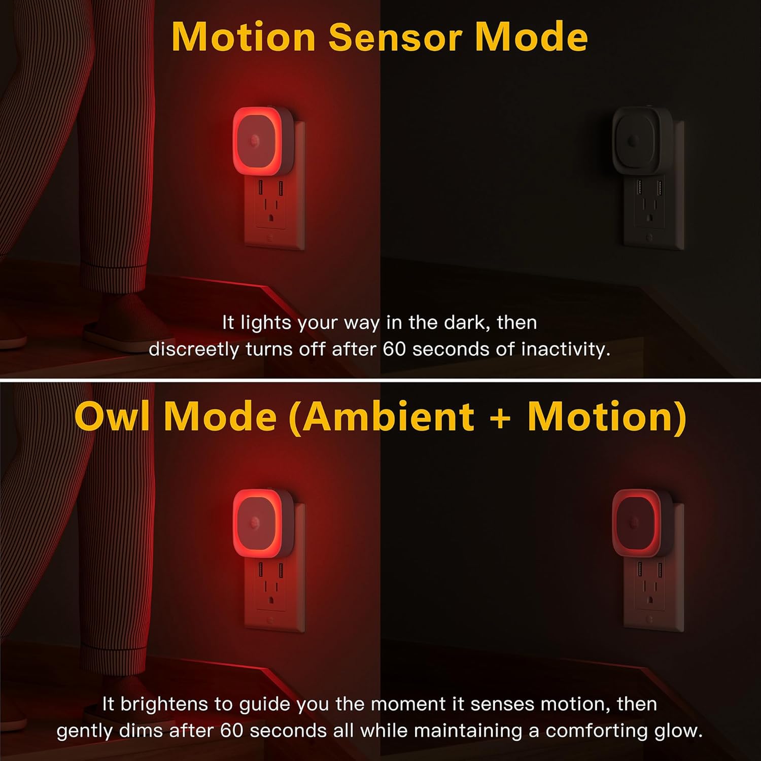 dual dimming control: 5-step short-touch and stepless long-touch brightness adjustment