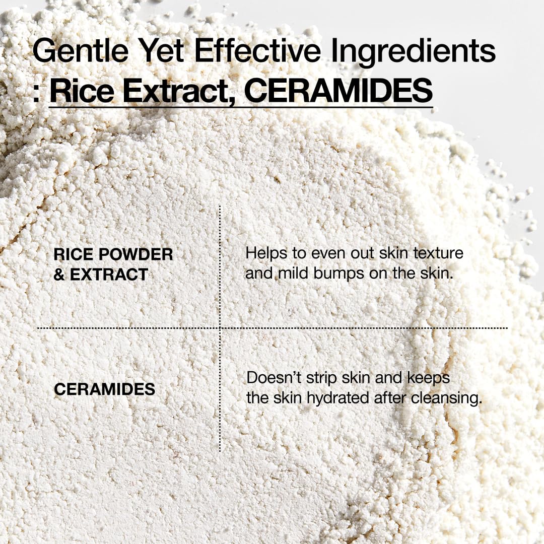 dual-function: cleanser or 3-5 minute mask when mixed with toner