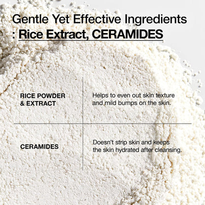 dual-function: cleanser or 3-5 minute mask when mixed with toner