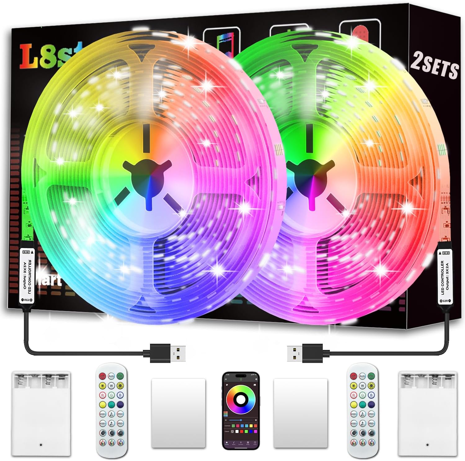 dual power: 4x aa batteries or usb adapter (portable + plug-in flexibility)