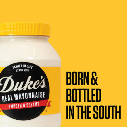 Duke's Real Mayonnaise Squeeze Bottle – Cider Vinegar Tang for Balanced Everyday Eating, 18 Ounce