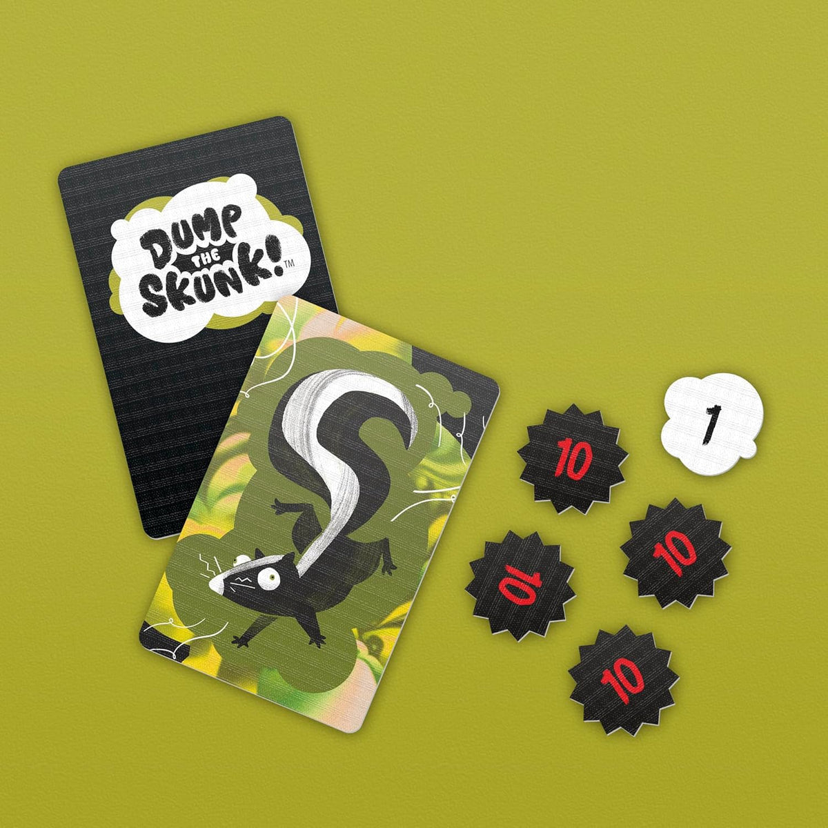 Dump The Skunk! Card Game – Kid Friendly Family Game for Children 7 and Up, 20 Minute Playtime for Living Room Game Nights