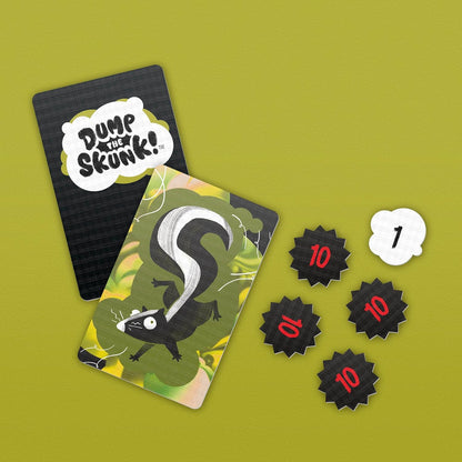 Dump The Skunk! Card Game – Kid Friendly Family Game for Children 7 and Up, 20 Minute Playtime for Living Room Game Nights