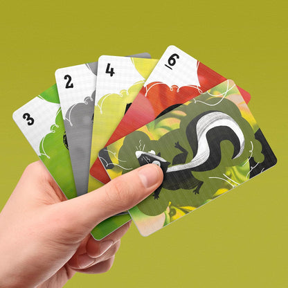 Dump The Skunk! Card Game – Kid Friendly Family Game for Children 7 and Up, 20 Minute Playtime for Living Room Game Nights