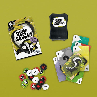 Dump The Skunk! Card Game – Kid Friendly Family Game for Children 7 and Up, 20 Minute Playtime for Living Room Game Nights
