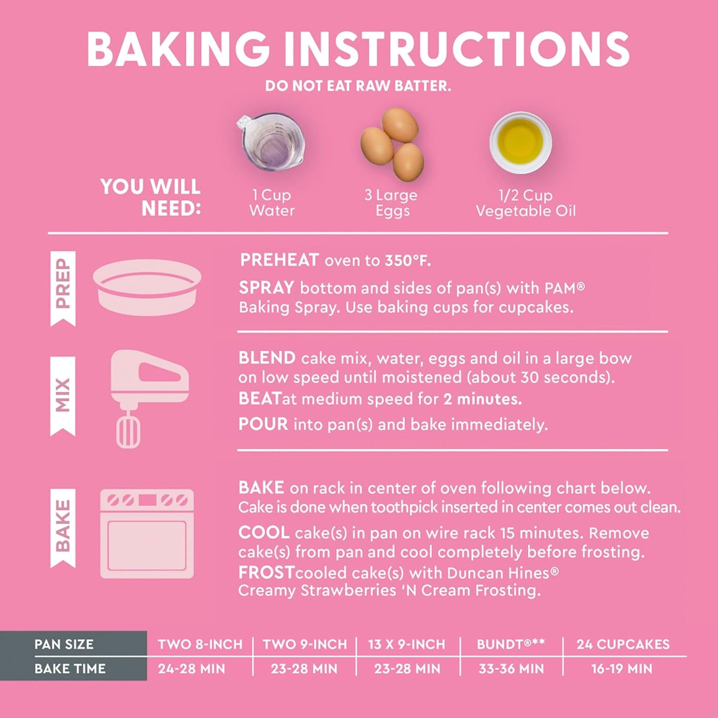 Duncan Hines Signature Strawberry Cake Mix – Fast After-Work Treat for Apartment Kitchen