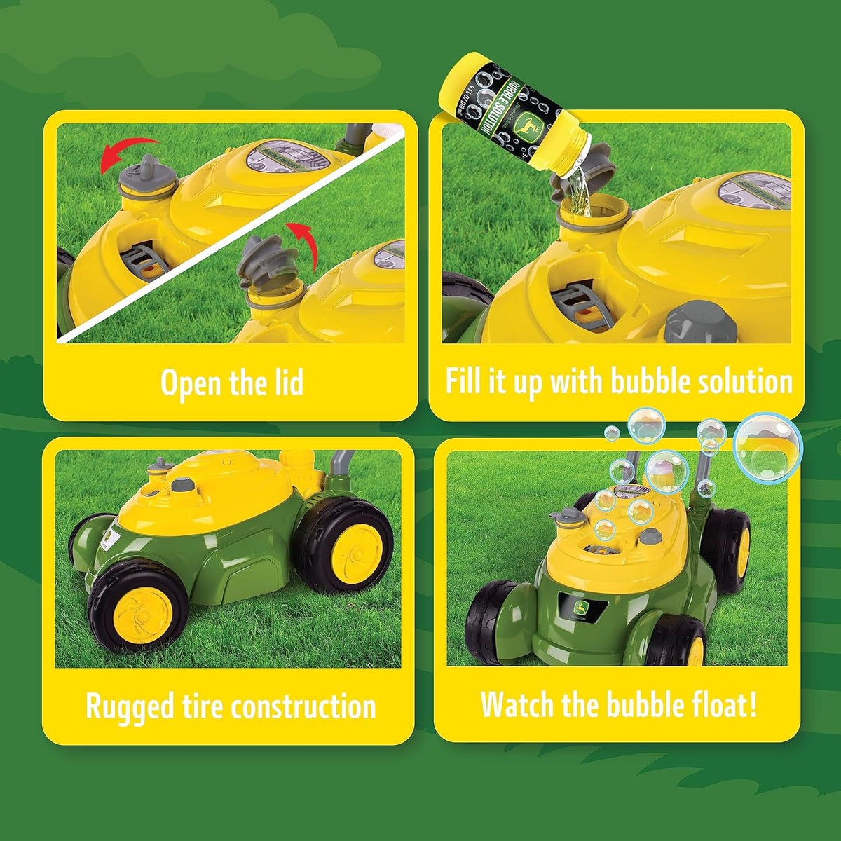 durable, non-toxic plastic construction meeting u.s. toy safety standards